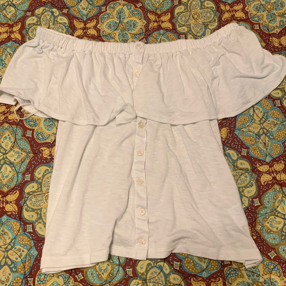 american eagle off the shoulder top